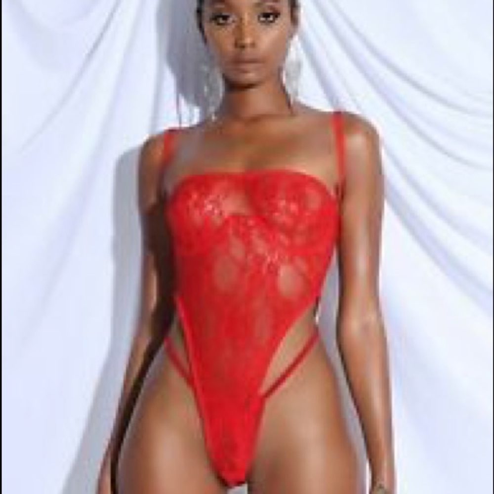 Matte Brand Lace Bodysuit